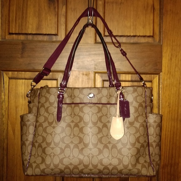 coach peyton diaper bag